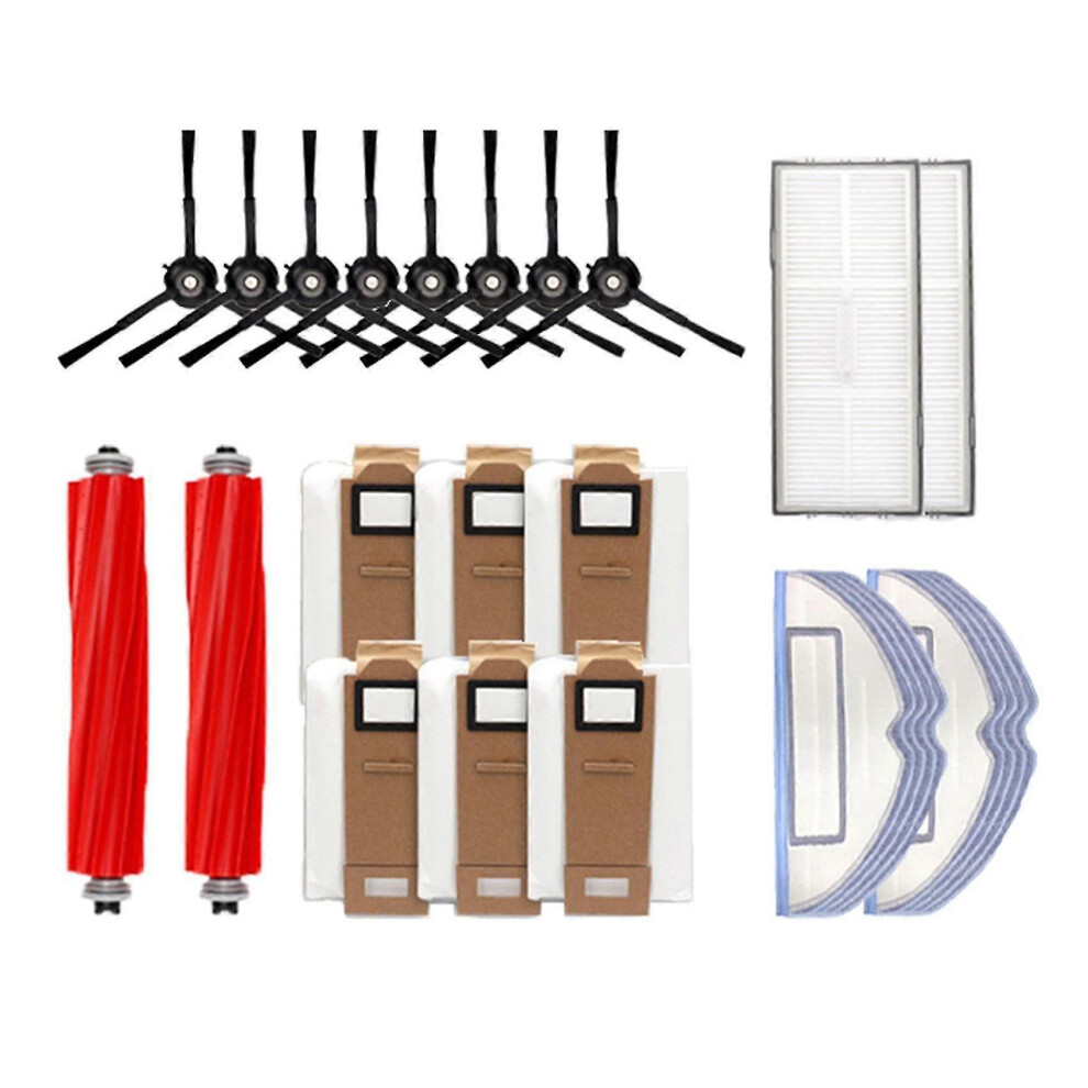 Roll Brush Mop Rag Filter Side Brush Dust Bag Vacuum Cleaner Spare Edition 0617 6913222326336