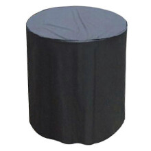 Adjustable Waterproof Dust-proof BBQ Cover with Windproof Strap for Round Gas/Electric Grill Edition 0618