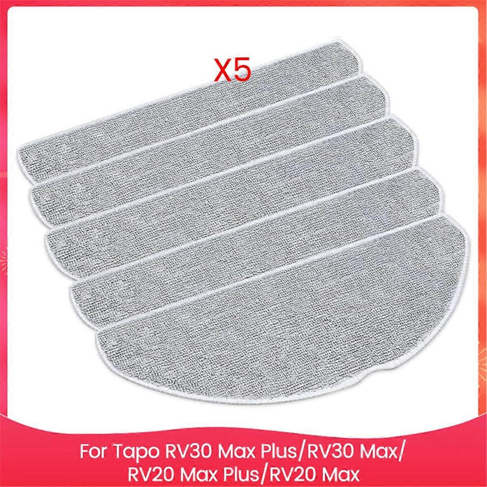 Washable Mop Cloth For Tapo Rv30 Max Plus Robot Vacuum Cleaner Parts Edition 0618 6913222335079