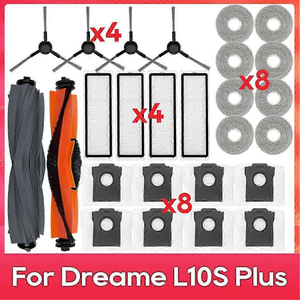 Replacement Parts For Dreame Bot L10s Plus / Rll42sd Vacuum Cleaner Edition 0618 6913222335222