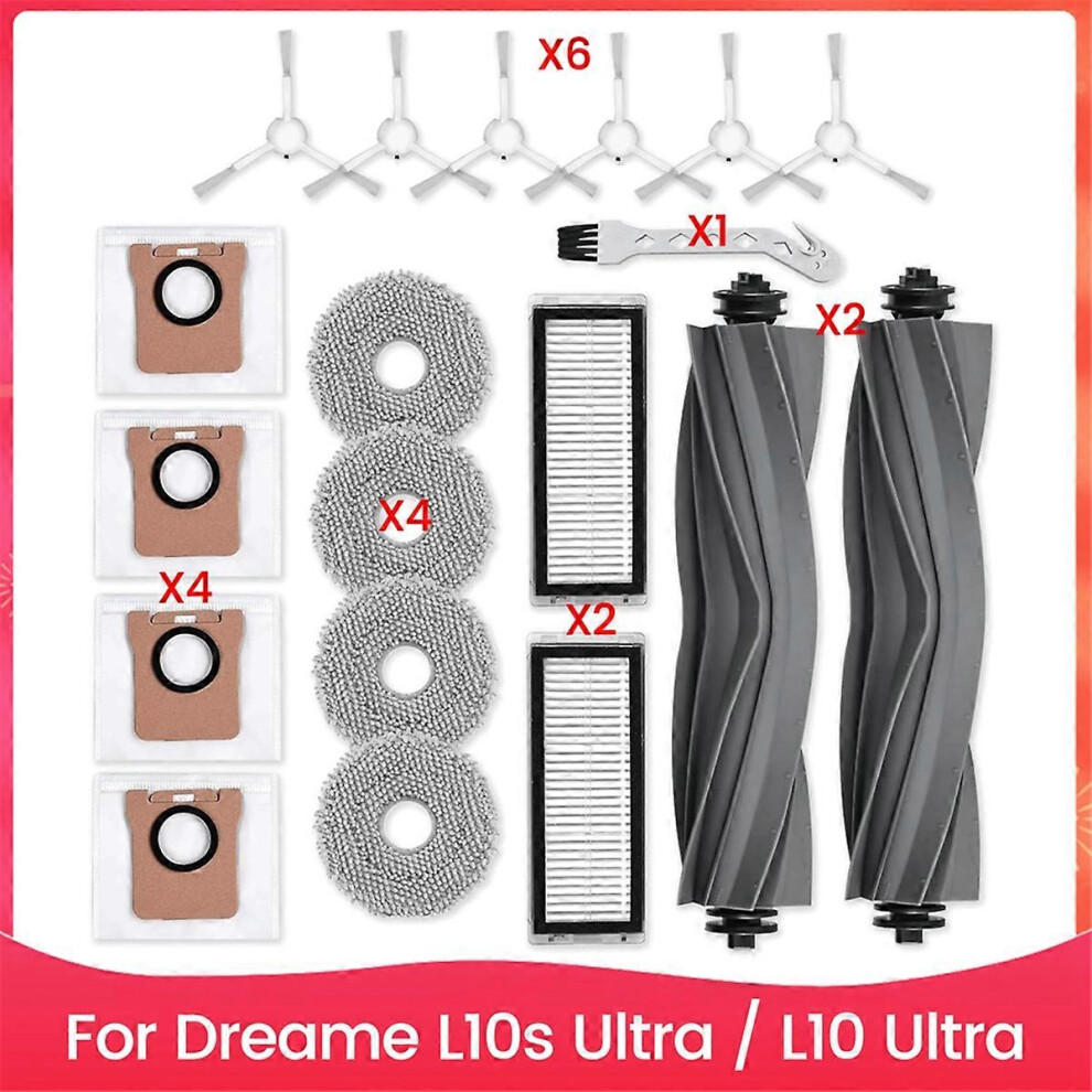 For Dreame L10s Ultra / L10 Ultra Main Side Brush Hepa Filter Edition 0618 6913222337929