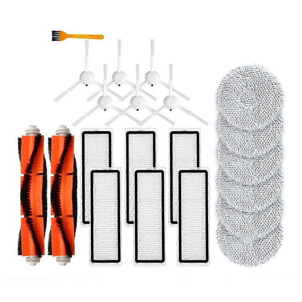 For S10+ / S10 Plus Robot Vacuum Spare Parts Accessories Main Side Brush Hepa Filter Mop Cloth Edition 0618 6913222338568