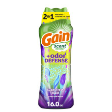 Gain Odor Defense In-wash Scent Booster, profumo Super Fresh Blast, 16 OZ, 2 in 1 Freschezza e Protezione Odore