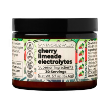 Santa Cruz Polvere Elettrolitica Paleo, Cherry Limeade, Mix Idratante Senza Zucchero con Sale Himalayano