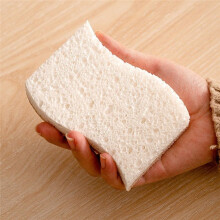 Natural Scrub Sponges Kitchen , Non-Scratch Cleaning Sponges for Dishes, Cellulose Sponges Safe Non-Stick Cookware