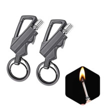 Permanent Match met Flesopener Sleutelhanger Aansteekker, Herbruikbaar Waterdicht Vuurstarter