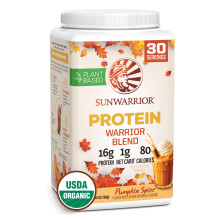 Sunwarrior Polvere di Proteine Vegetali USDA Organica BCAA Aminoacidi Semi di Canapa Keto Friendly