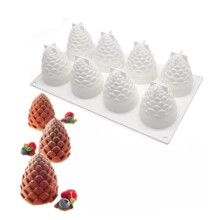 Non-Stick Silicone Mousse Cake and Cheesecake Molds for French Desserts Ideal for Chocolate Jelly Making and Kitchen Baking Edition 0618