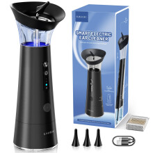 Rimozione Cerume con Serbatoio Unico, Idoneo FSA-HSA, Pulitore Orecchie ad Acqua, Kit Elettrico con Sensore Temperatura