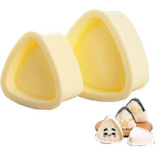 Non-stick Nigiri Mould Bento Press for DIY Rice Ball Making in Kitchen - Triangle Sushi Mold Set of 2 Edition 0618