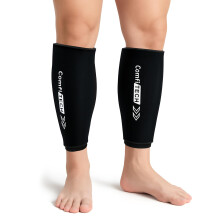 ComfiTECH Shin Splint IJscompresse Wrap 2 Pack, Herbruikbare Been IJs Sleeve voor Knie & Kuit, Flexibele Gel Koude Pack