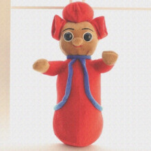 (red mom, about 40cm) In The Night Garden Plush Toy Stuffed Doll Family Member Pontipines Wottingers Dad Mom Son Daughter Cartoon Model Boy Girl Gift