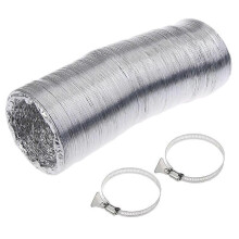75mm Air Aluminum Foil Ducting Dryer Vent Hose For Ventilation 1.5/3/6M Edition 0618