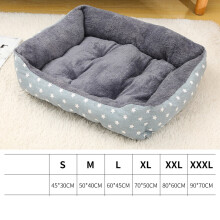 (PS176-4, 3XL 90x70cm) Pet Winter Bed Mat Large Dog Sofa Bed Warm Pet Nest Kennel For Small Medium Large Dogs Puppy Kitten Plus Size Sleeping Mattress