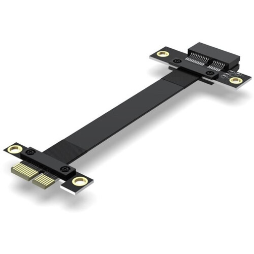 Cabo PCI-e 3.0, Placa Riser PCI Express, Cabo Extensor PCIE 1x, Cabo de Extensão, Placa Gráfica, Cabo Flat, Placa de Rede, Placa de Som