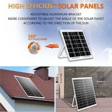 New 6-Inch High-Speed 12V Solar Silent Fan with 17W Panel Shed Solar Exhaust Fan for Chicken Coops Sheds