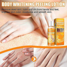 (2pcs) 1-3pcs Orange Skin Body Lotion Exfoliates Lightens Black Spots Whitens Moisturizes And Moisturizes Skin Daily Body Care Lotion 100mlZZ60