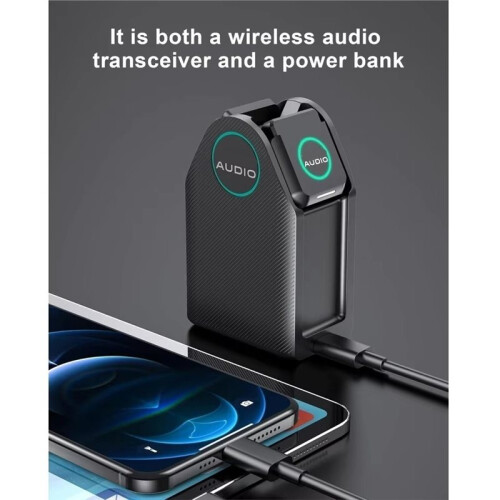 5.8GHz Wireless Guitar System with Charging Case, Wireless Transmitter Receiver Support Multi Channels 20H Battery