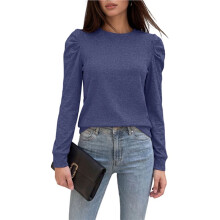 Women'S Summer Long Sleeve Sweater Dressy Business Casual Blouses Royal S