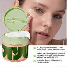 Jiyu Korean Skincare Anti-Aging, Dark Spot & Wrinkle Minimizing Toner Pads