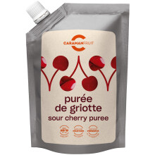 Caramanfruit Sour Red Cherry Fruit Puree, 1kg
