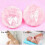 2 Pack 4.12' Large Fluffy Powder Puff Soft Powder Puff Pink Face Puff 1