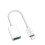 Adaptér Yesido USB-A na Lightning OTG, 15 cm - biely 1