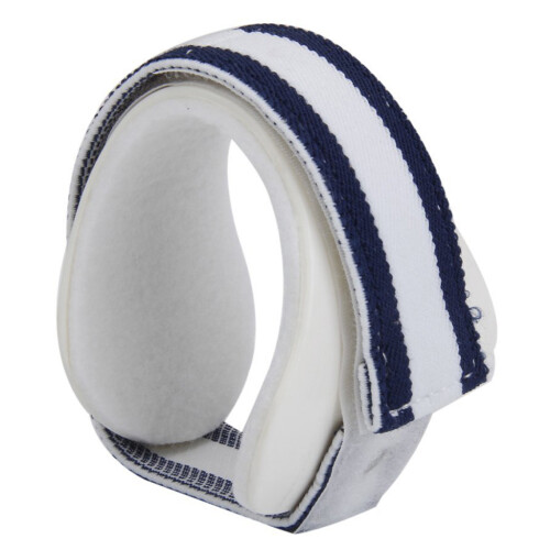 1pc Adjustable Tennis Elbow Support Epicondylitis Clasp Pain Relief White (M)