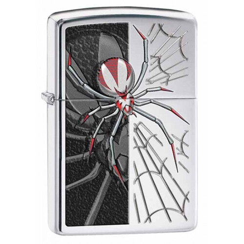 Zippo Accendino Zippo Spider High Polish Chrome