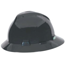 MSA C217374 V-Gard Casque à Visière Complète avec Suspension Ratchet Fas-Trac III, Coque en Polyéthylène