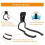 Garden Tool Hanger Wall Hooks, Weed Eater & String Trimmer Rack, Garage Tool Organizer Hooks, 4 Pack 4