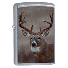 Zippo Grand Briquet de Poche, Chrome de Rue