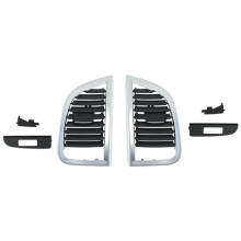 1Par Front Dashboard Luftkonditionering AC Vent Utloppsgaller Panelskydd för Q7 2006-2015 4L0820901 4L0820902