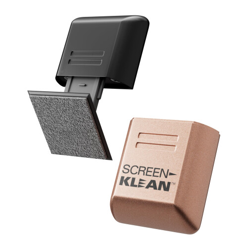 CarbonKlean ScreenKlean Tablet Schermreiniger - Voor iPad, Android Tablet & Amazon Tablet - Met Carbon Microvezel Tech - Electroplated Roségoud - 1