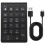 Wireless  Number Keypad, 22-Keys Portable Slim Numeric Pad for Laptop Computer, PC, Desktop, Notebook 1