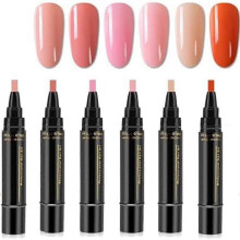 (B) 6PCS Nail Polish Pens%2CNail Varnish Pens 3 Set Gel in Nail 1