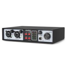Professional 36bit 384kHz Audio Interface 2 in 2 Out Usb Sound Card Recording for Music Studio Microphone DJ Mixer
