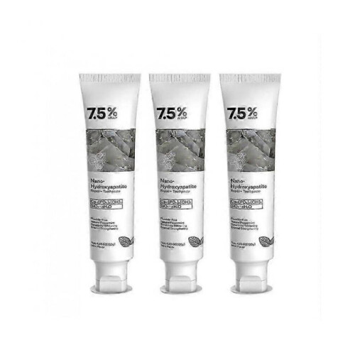 3PCS 7.5% Nano-Hydroxyapatite Toothpaste Remove Deep Clean for Sensitive Teeth 120g