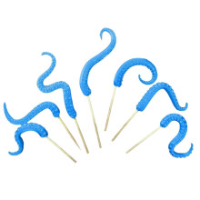 Décoration Végétale Tentaculaire, Plante de Poulpe Art Tentacule Poulpe Décoration Intérieure Jardin, Ornements Végétaux Bleu