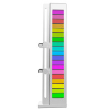 5V 3Pin ARGB Sync Grafische Kaartsteunstandaard Verstelbare Verticale GPU-Beugelhouder Magnetische GPU-Steunbeugel Zilver