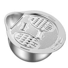 Multifunctional Kitchen Tool Drain Basin with Grater Rice Washing Basin Vegetable Washing Basin Fruit Drain Basin