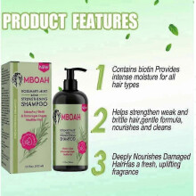 (Conditioner Shampoo) Rosemary Mint Shampoo and Conditioner Set, Hair Growth Rosemary Mint Shampoo and Conditioner Against Hair Loss Nourishes Scalp