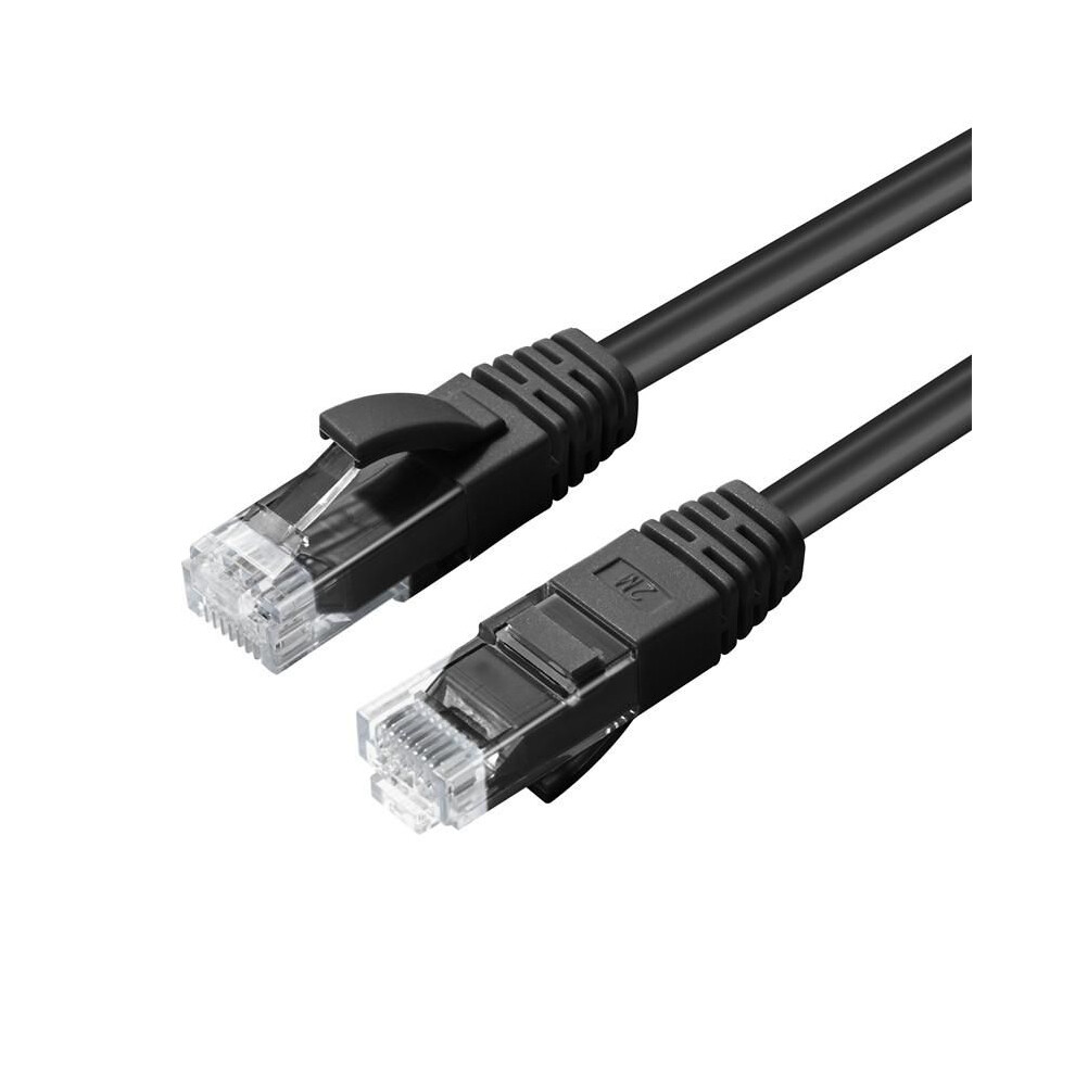 Microconnect Cat6a Utp Network Cable 0.5M Black 5704174258568
