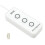 3 Key USB Macro Programming Key Keypad USB Keyboard Support Multiple Platform Portable Custom  Keyboard White 1