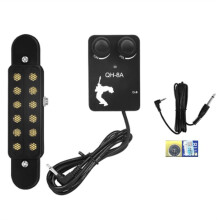 Trasduttore per Chitarra Classica Acustica con 12 Fori Sonori e Amplificatore per Cavo di Collegamento