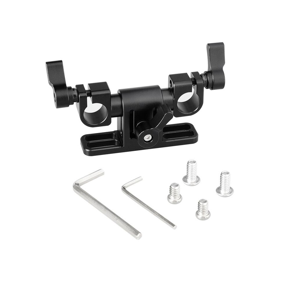 Adjustable 15Mm Dual Rod Clamp With 360 Swivel Rod Adapter For Rod Support System Camera Rig Fotografia Accessories 6033325082585