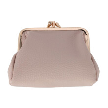 Julia Buxton Women's Premium Faux Leather Triple Frame Coin Purse Wallet