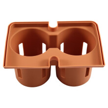 Car Central Control Water Cup Holder Protective Pad with Metal CD Ring Pad for Tank 500 Hi4-T Hi4-Z Brown Yellow