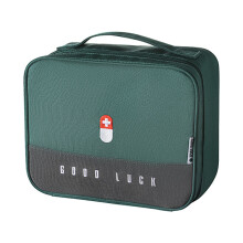 Portable Storage Bag Multifunctional First Aid Kit for Hiking, Backpacking, Camping, Travel, Car and Cycling Green