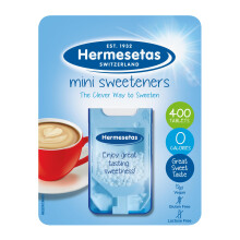 Hermesetas Mini Sweeteners 400 Tablets – Zero Calorie Sugar Free Pocket Size Dispenser
